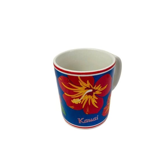 Hilo Hattie Coffee Cup Kauai Island Heritage The Store of Hawaii Hibiscus Themed - Picture 4 of 7